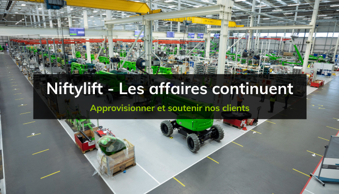 Niftylift - Les affaires continuent