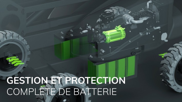 Niftylift Gen2 Hybride - Gestion et protection des batteries
